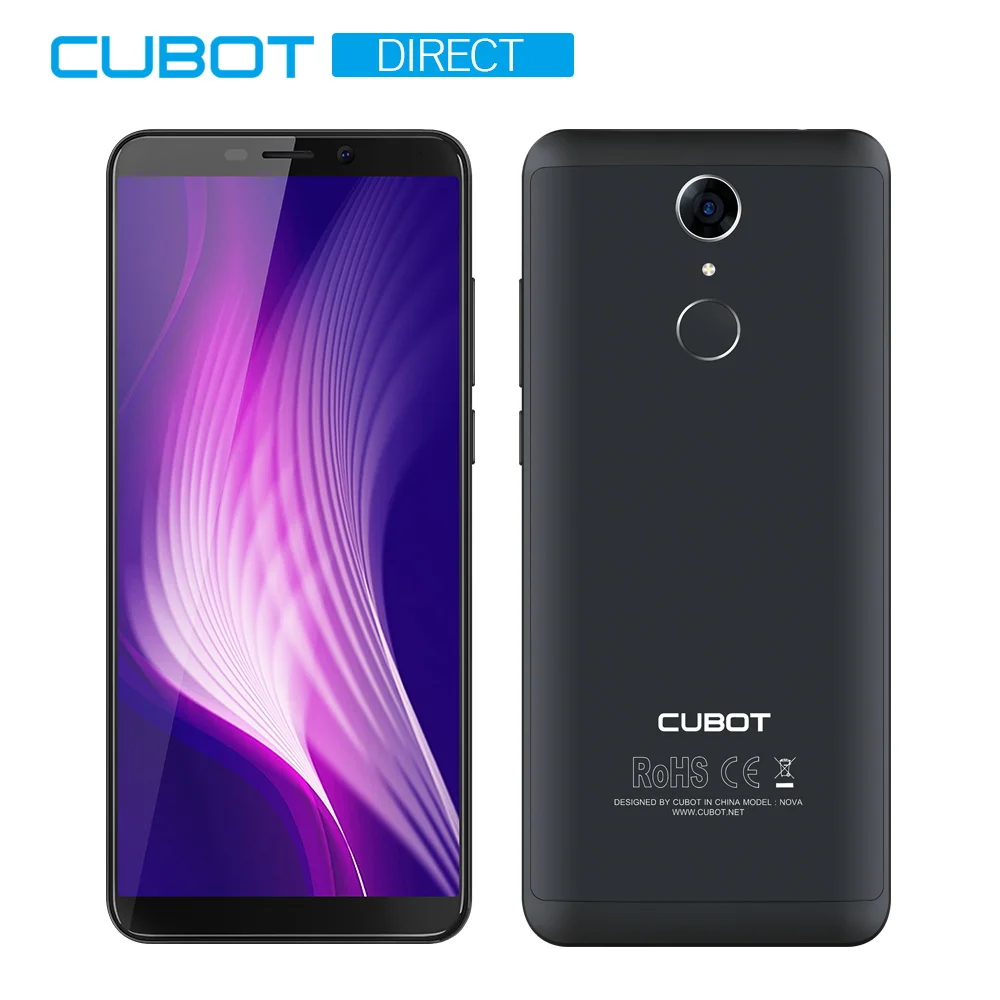 Cubot смартфон Nova две sim карты 4G LTE MT6739 четыре ядра 3 Гб + 16 ГБ мобильный телефон 5
