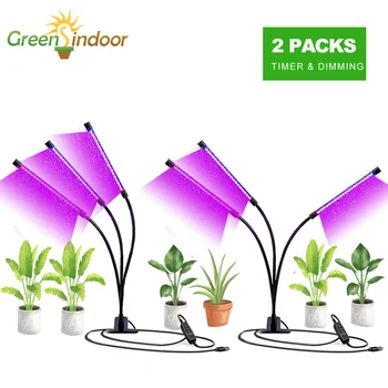 

Indoor LED Phyto Lamp 9W 18W 27W Timer Full Spectrum Led Grow Light USB Lamp For Plants Fitolamp Grow Box Light Plant Seedlings
