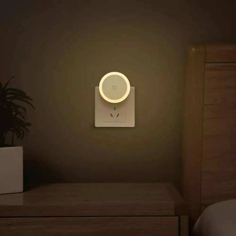 Xiaomi mijia Электрический ночной Светильник удобные мягкие светильник ночь автоматически яркий сенсорный экран можно отключить низкое потребление энергии