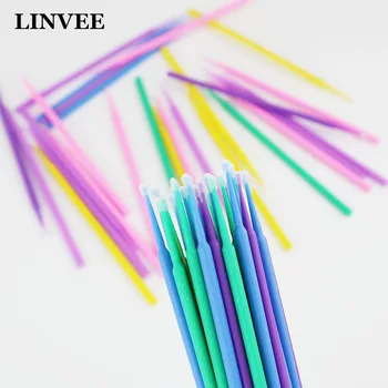 

100Pcs Disposable Mascara Wands Lash Brush Cotton Swabs for Eyelash Extension Eyelash Comb Eyebrow Manicure Multipurpose Brushes