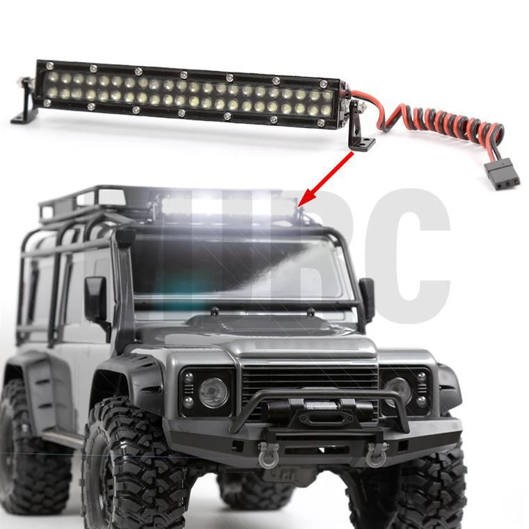 LED Light Bar Roof Lamp for 1//10 RC Crawler Axial SCX10 /& SCX10 II D90 CC01 TRX4
