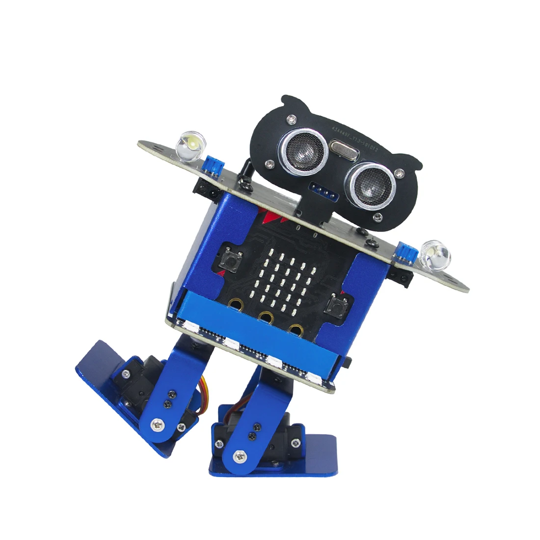 DIY Programmable Smart Dancing Movble Robot Bipedal Humanoid Microbit Robot Programming Starter Kit for Microbit Best Kids Gift