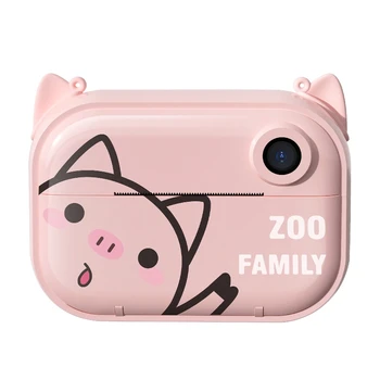

Fun Instant Print Camera for Kids with Print Paper Portable Creative Print Camera for Boys and Girls Gift
