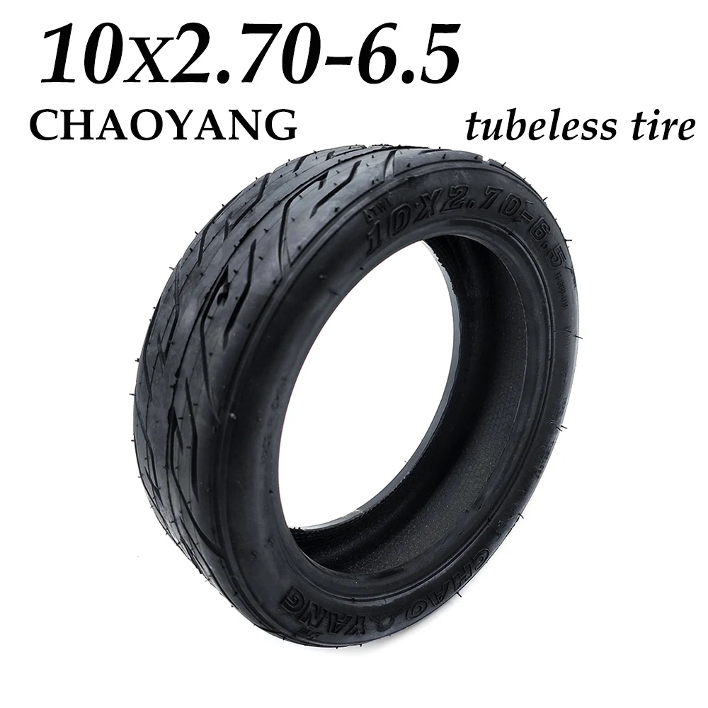 Wear-resistant Tire Tyre Wheel Rubber 10X2.70-6.5 Black Electric Scooter 