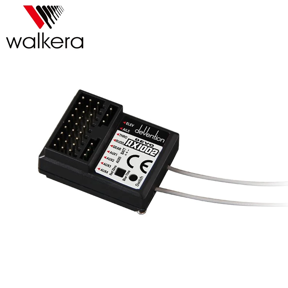 

Hot RX1002 Receiver,1pcs Walkera RX1002 2.4Ghz 10 channel/10ch receiver for Devo10 TX Compatible with Devo 7/7E/8S/12S