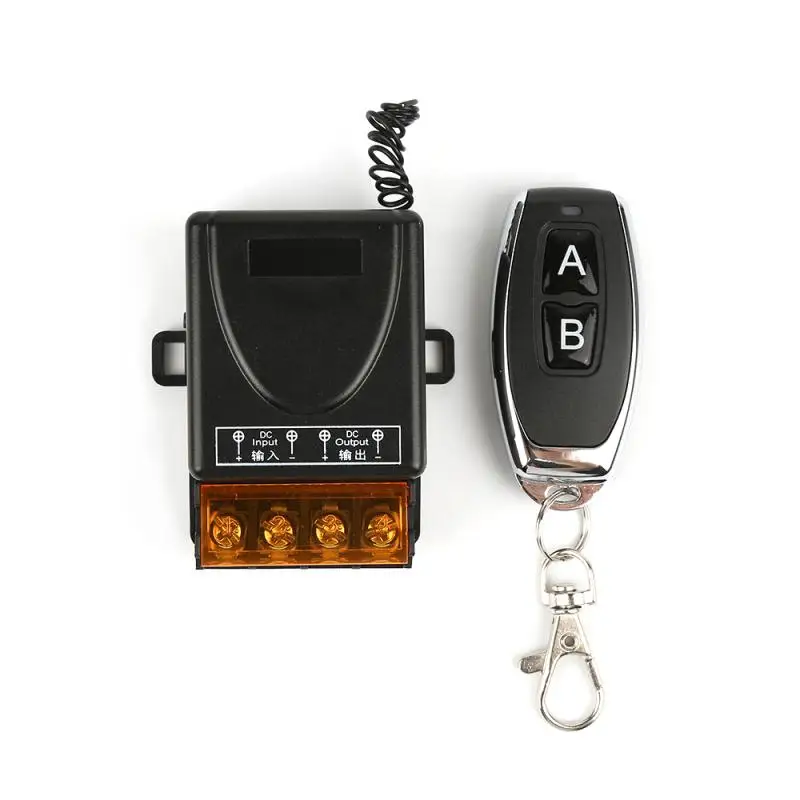 New 433MHZ Wide Voltageuniversal Single-channel Access Control Power Supply Lamp Horn Retrofit Switch + 2 Button Remote | Электроника
