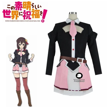 

2020 New Anime Konosuba Kono Subarashii Sekai ni Shukufuku wo! Yunyun Cosplay Costume
