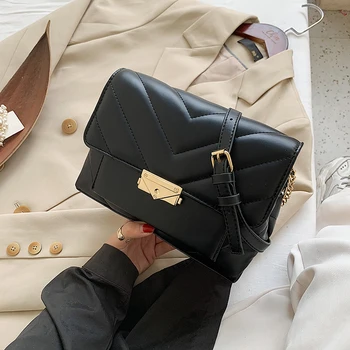 

Fashion Crossbody Bags for Women Pu Leather Retractable Shoulder Strap Purses and Handbags Designer Brand Chains Hand Bag Female