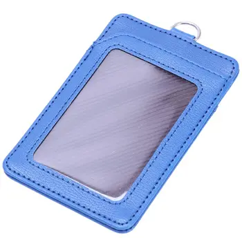 

Pu Leather ID Card Holder with 1 ID Window Identity Vertical Style for Workers Card,Identity Card