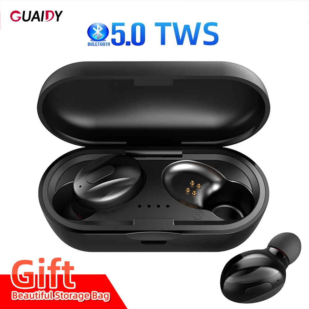 TWS Bluetooth Earphone V5 0 Earbuds HD Stereo Portable Headsfree Call Headsets For iPhone XS Samsung Charging Box In Ear Micro