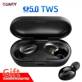 

TWS Bluetooth Earphone V5.0 Earbuds HD Stereo Portable Headsfree Call Headsets For iPhone XS Samsung Charging Box In Ear Micro