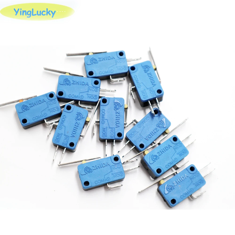 Arcade Joystick Microswitch 10pcs/lot 3 Terminals Acade Game Machine Accessories