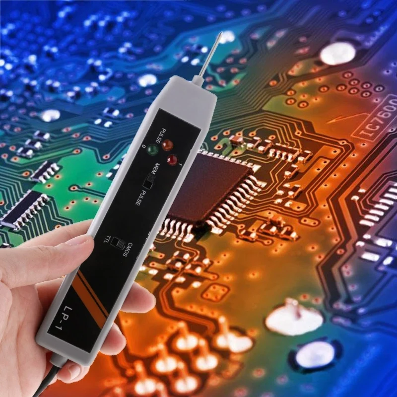 Logic Probe Hand-Held Spectrum Analyzer High Frequency Response DTL TTL CMOS Pulse Memory Logic Tester for Computer Motherboard