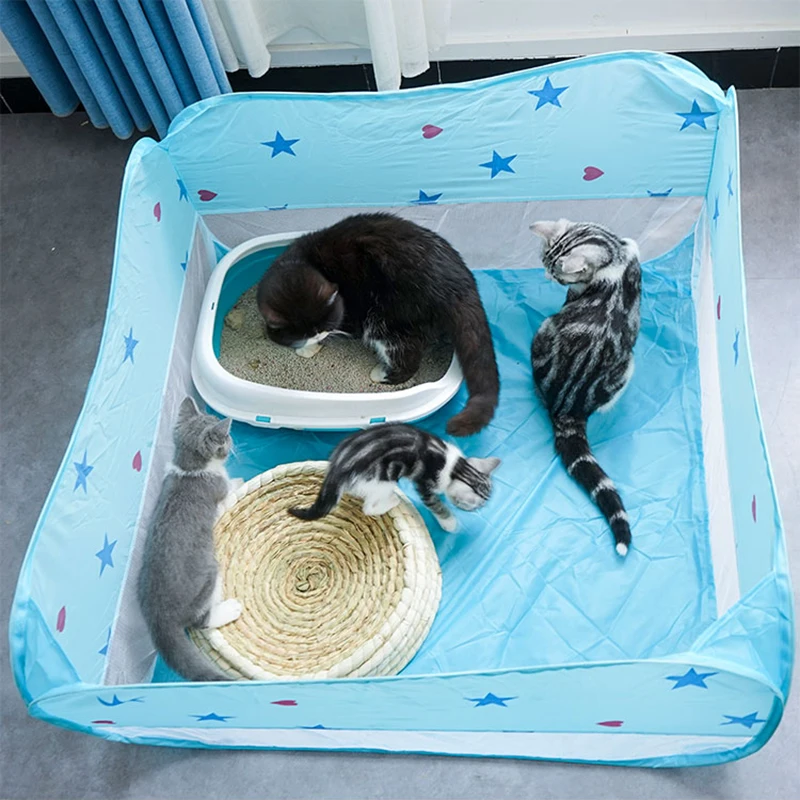 Simple Cat Delivery Room Folding Free Installation Pregnant Cat Delivery Room Supplies Dog Production Nest Cat Tent Pet Tent