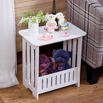 

Coffee Table modern simple magazine table Small Side Table for Living Room Desk Leisure Magazine Storage Rack Table Hollow Carve