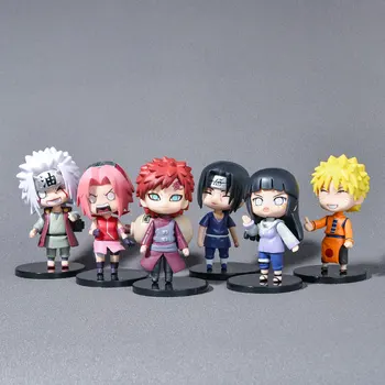 

Animie Naruto Itachi Kakashi Jiraiya Hinata Mini Figurine Model for Collectable Home Table Decor Kids Gift Toy Mini Ornaments