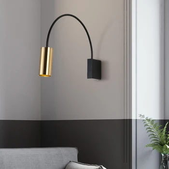 

Simple modern bedroom bedside wall lamp living room corridor aisle lamp nordic led minimalist mirror front lamp wall lamp