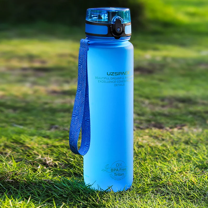 

Water Bottles 500/1000ML Shaker Leakproof Outdoor Sport Direct Drinking My Bottle Plastic Eco-Friendly Drinkware BPA Free