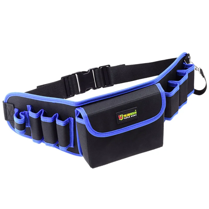 

Tool Bag With Cover Tool Belt For Screwdriver Pouch Durable Waist Tool Holder Adjustable Electric Drill Bag