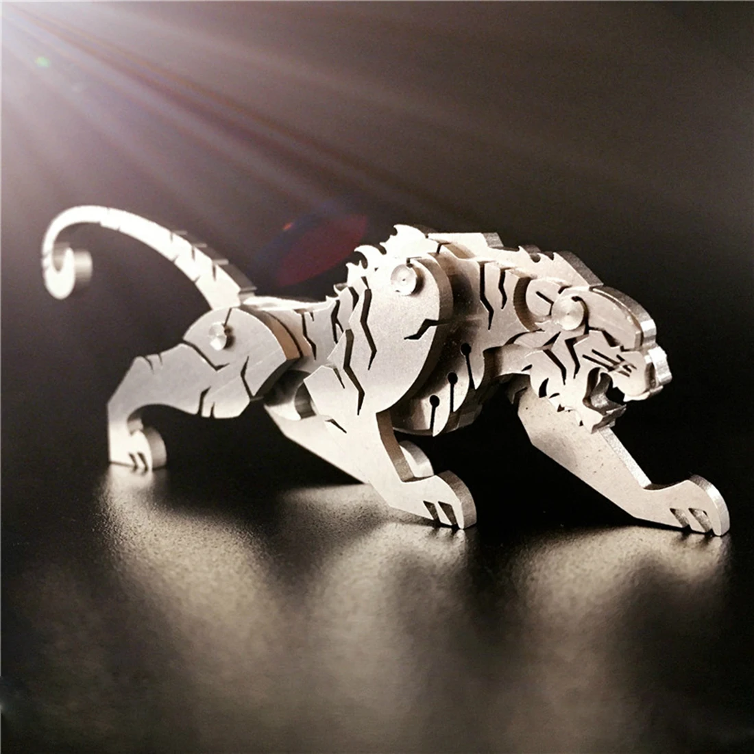 3D пазл из нержавеющей стали DIY сборная модель обучающая игрушка подарок для дома