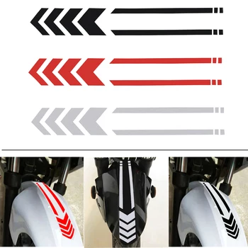 

3 Colors 34 x 5.5 CM Universal PET Reflective Tape Motorcycle Body Modification Mudguard Stripe Stickers