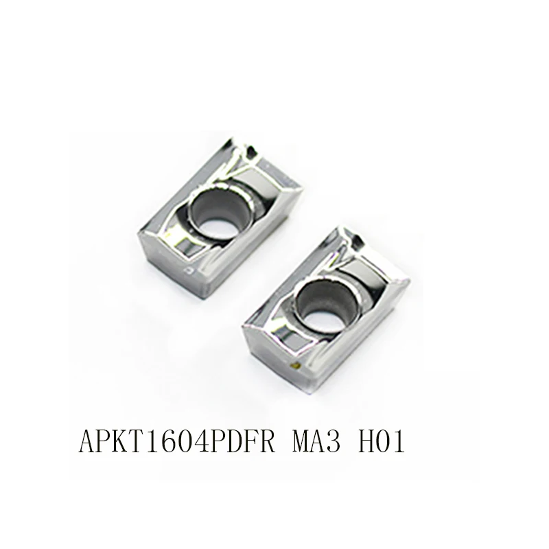 

10PCS APKT1604PDFR MA3 H01 Aluminum cutter blade Insert Cutting Tool turning tool CNC Tools AL +TIN Alloy wood
