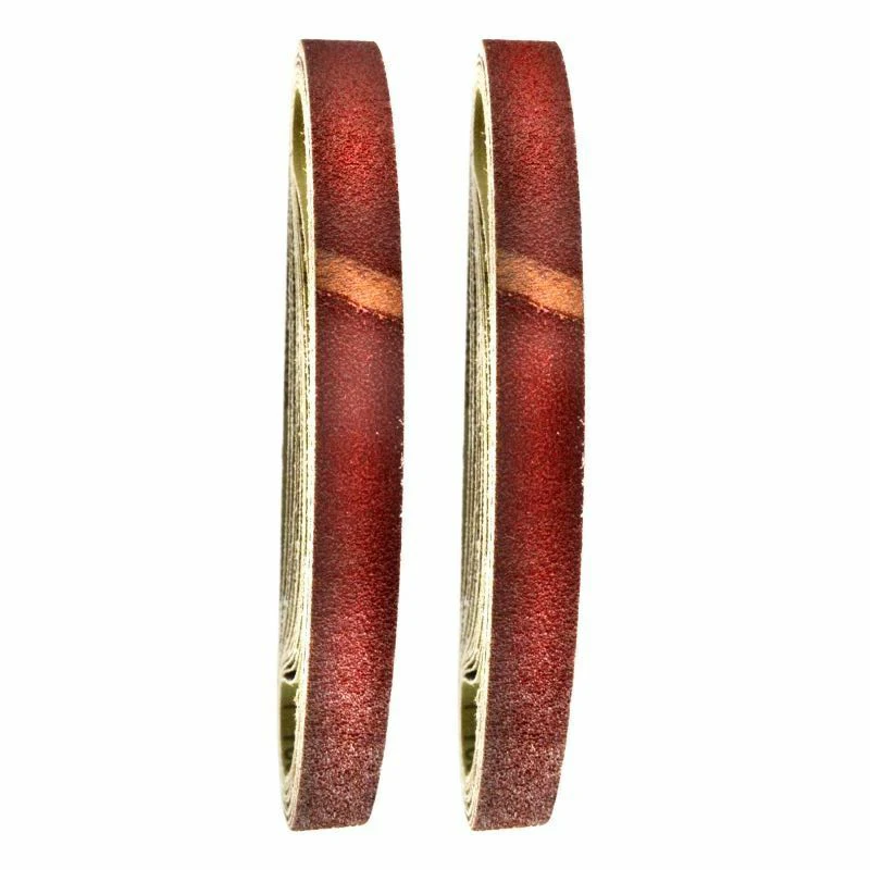 

20mm Pneumatic Belt Sander 1/4" BSP 16000 Rpm + 50pcs 520*20mm Sanding Belts Tool Parts Replacement Accessories