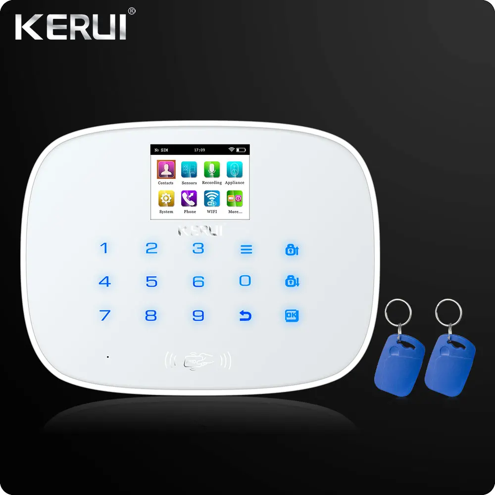 W193 3G WIFI GSM домашняя охранная сигнализация PSTN сенсорный экран система охранной