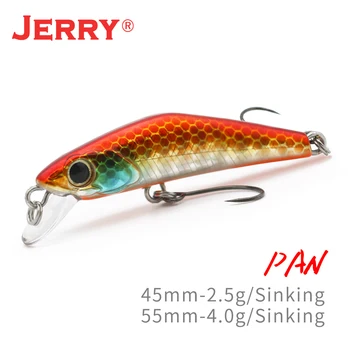 

Jerry Pan Jerkbait Minnow Fishing Lures Deep Diving Artificial Hard Baits 7cm 8.5g Sinking Pike Bass Pesca Tackle