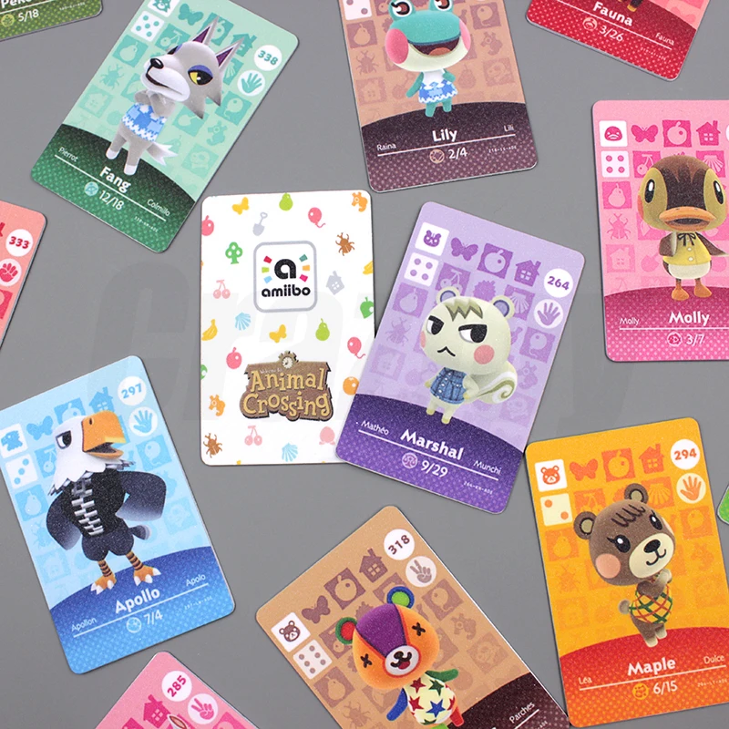 

Hot Carte Amiibo Animal Crossing New Horizons Game Card Voor Ns Schakelaar 3DS Game Card Set Nfc Kaarten Villager Marshal