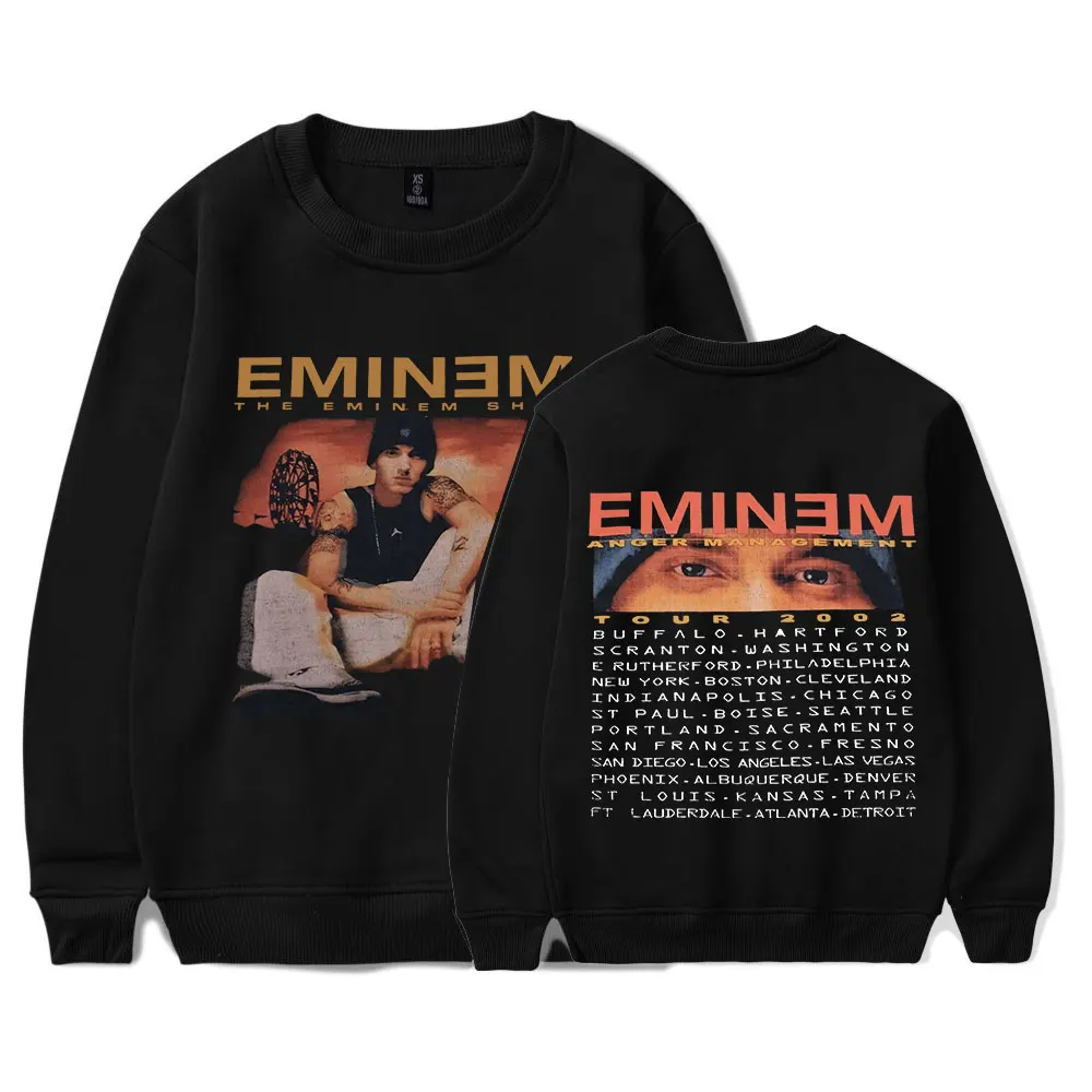 Eminem Anger Management Tour 2002 Hoodies Vintage Harajuku