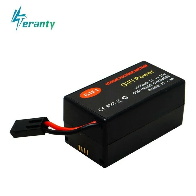 

11,1 V 1500mAh 20C перерабатываемая батарея LiPo высокой мощности предназначена для Parrot AR.Drone 2,0 Quadcopter Long Flight Time
