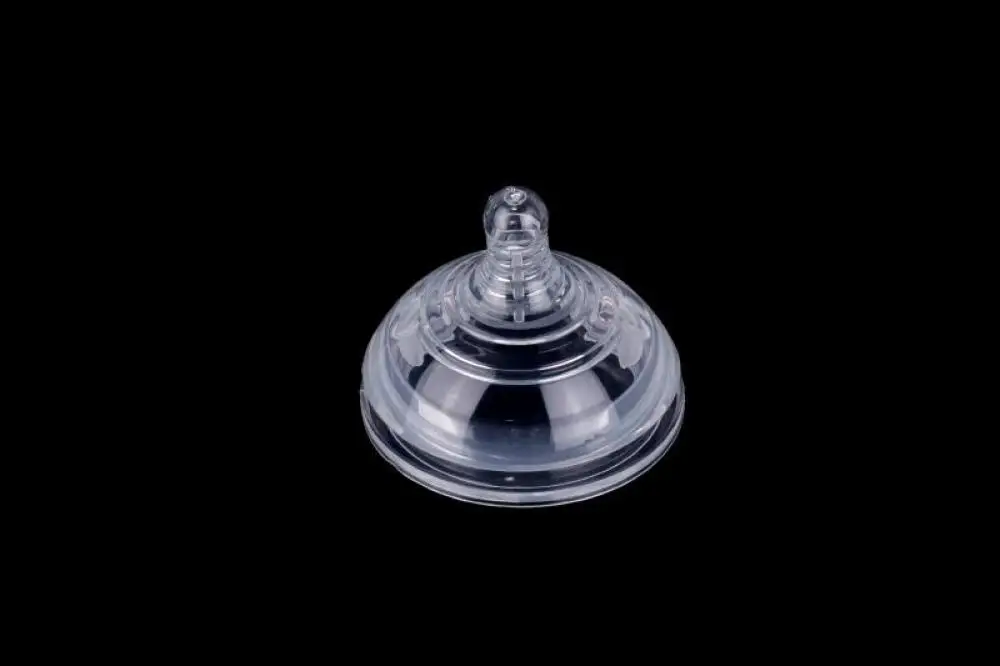 Wholesale Baby Newborns Soft Safety Liquid Pacifier Wide Mouth Silicone Pacifier Large Caliber Full Silicone Pacifier Boxed