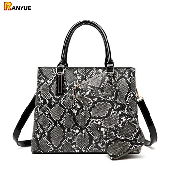 

luxury handbags women bags designer snake print handbag shoulder bag serpentine crossbody bags for women leather tote lady purse