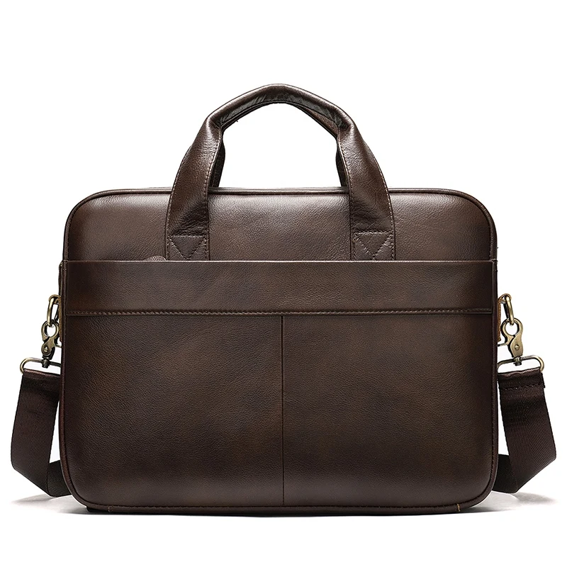 

Men's Leather Briefcase Men Laptop Bag Leather Bag Men Busiess Briefcase Man Computer Bags Mens Handbag