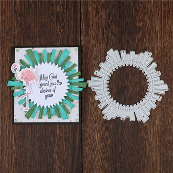

YaMinSanNiO Sunburst Background Dies Frame Metal Cutting Dies New 2020 for Card Making Scrapbooking Embossing Die Cut Craft Dies