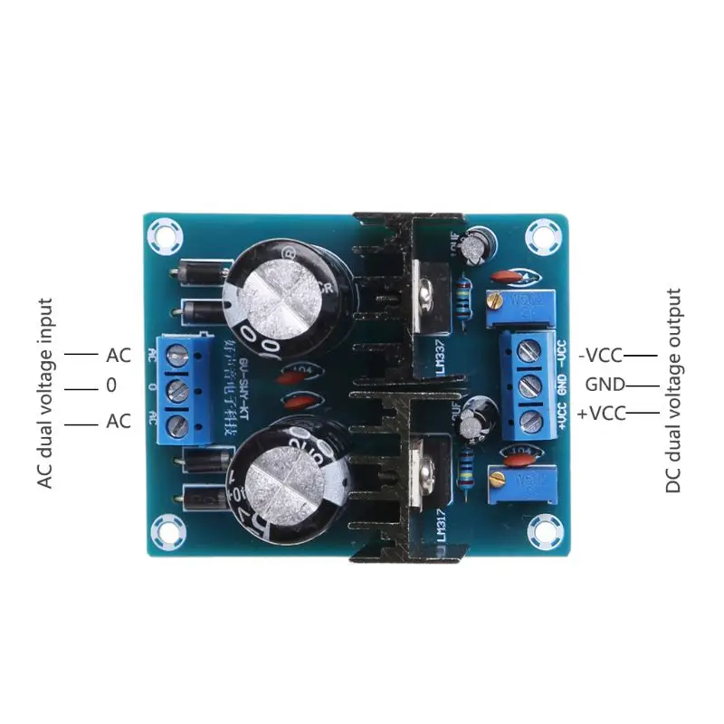 Adjustable Dual Power Supply Module DC Voltage Regulator Board
