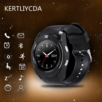 

Smart Watch Men Women Bluetooth Sport SmartWatch With Android Phone Camera/SIM Card Slot Step Count Analysis Smart Watch 2020
