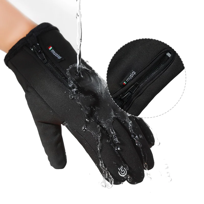 Gants Moto Hiver Chauds - Respirants, écran Tactile - Tailles L/XL/XXL