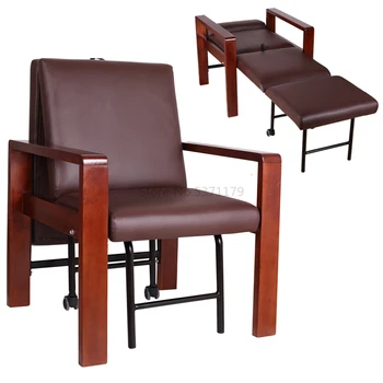 

Dual-use Office Lunch Break Folding Recliner Single Bed Chair Home with Lunch Couch Sponge Thickened Rest Chai