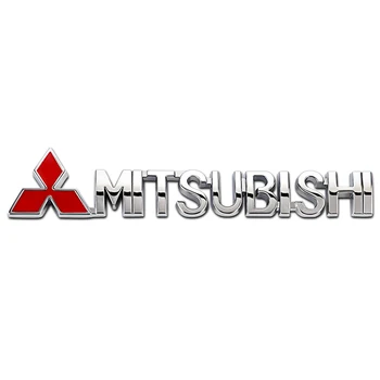 

1Pcs 3D Auto Stickers Silver Chrome Emblem Badge For Mitsubishi Pajero Outlander Jinxuan ASX Lancer Galant Ralliart Accesalliart