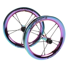 Новая детская раздвижная велосипедная пара колес 12 дюймов прямой подшипник BMX балансный велосипед колеса 85 мм 95 мм BMX S K части велосипеда