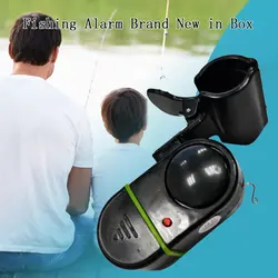Lumière LED électronique morsure de poisson, alarme sonore, sonnette d'alerte, canne à pêche à Clip, accessoires de pêche faciles à installer 