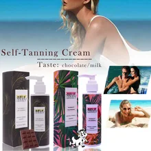 

Tanning Cream Natural Moisturizing Sun-free Lotion Bronze Tanning Lotion Wheat Complexion Chocolate/milk Scented Body Lotion