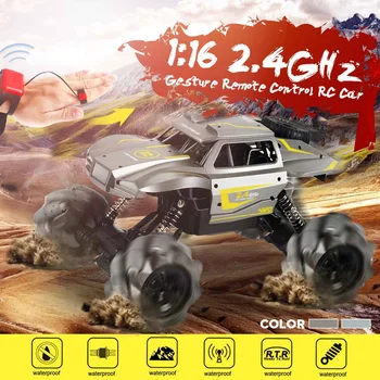 

Remote Control Car RC Stunt Car 4.8V Watch Gesture Induction Off-Road Driving Toy High Speed Drift Car Gift with Light & Dancing