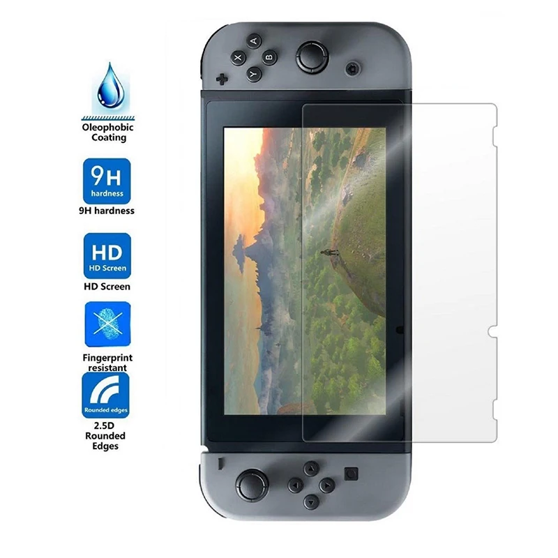 Для Switch Ultra Clear Slim Премиум Закаленное стекло экрана протектор lcd(2 шт