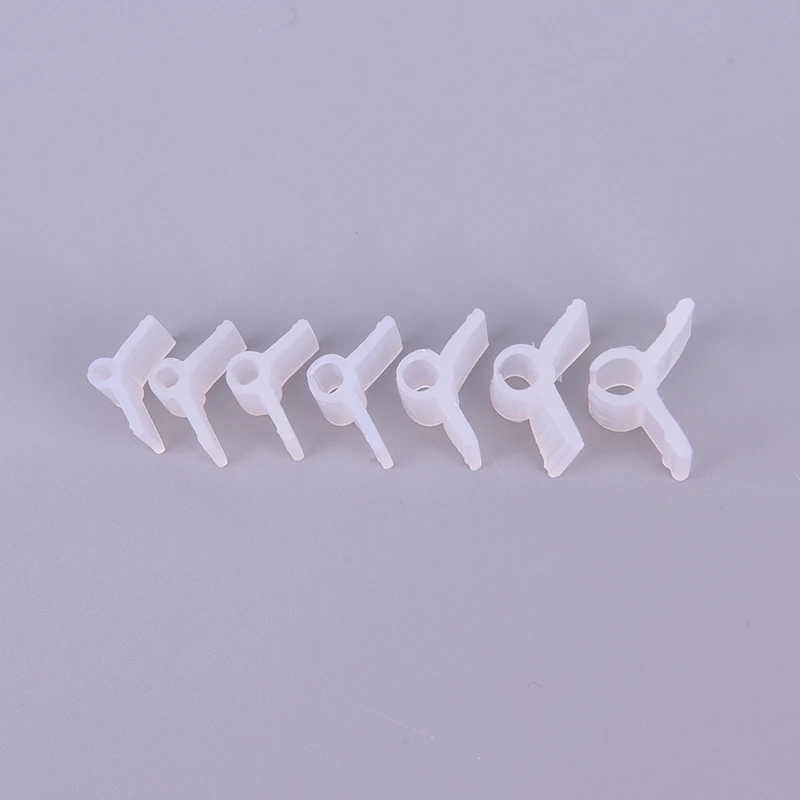 100Pcs-pack Garden Flower Plant Vine Seedlings Grafted Branches Clip Connector Fasteners Plastic Clips Garden Tool Plant Clips Plastic Plant Clips