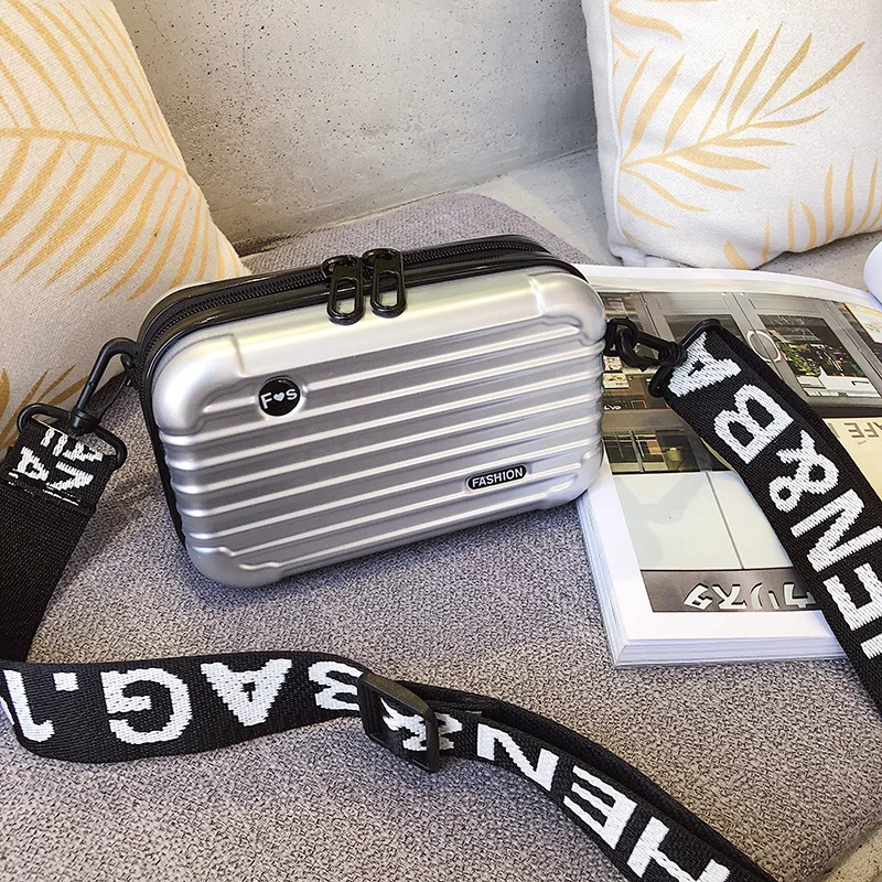 

New Design Mini Women's Handbag Fashion Travel Box Trunk Small Bags Designer Crossbody Shoulder Bag Handbags Mobile Phone Bag