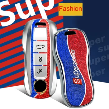 

New Soft TPU Car Key Case Key Cover for Porsche Cayenne Panamera 971 911 9YA Macan Boxster glossy 20 racing style key cover