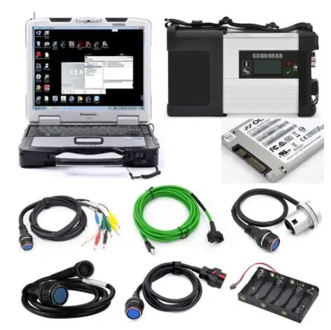 Диагностический инструмент MB Star C5 SD подключения плюс ноутбук CF30 HDD SSD,12 v D. AS/DTS/для Mb Star C5 для MB автомобилей и грузовиков